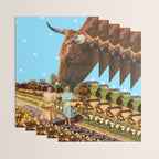 Spring Walk (Daffodils and Cows) Wrapping Paper Gallery Image 3