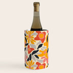 Abstract vintage flower art pattern Wine Chiller Gallery Image 1
