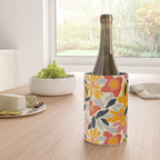 Abstract vintage flower art pattern Wine Chiller Gallery Image 4