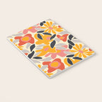 Abstract vintage flower art pattern Notebook Gallery Image 3