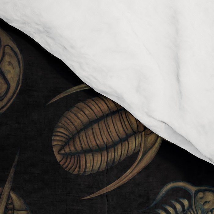 Trilobites - Marine Fossil Pattern Comforter Gallery Image 4