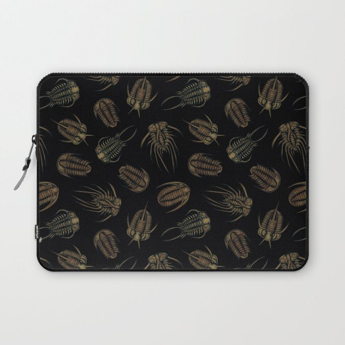 Trilobites - Marine Fossil Pattern Laptop Sleeve Gallery Image 1