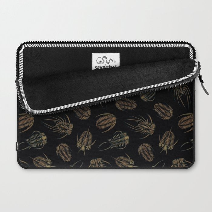 Trilobites - Marine Fossil Pattern Laptop Sleeve Gallery Image 2