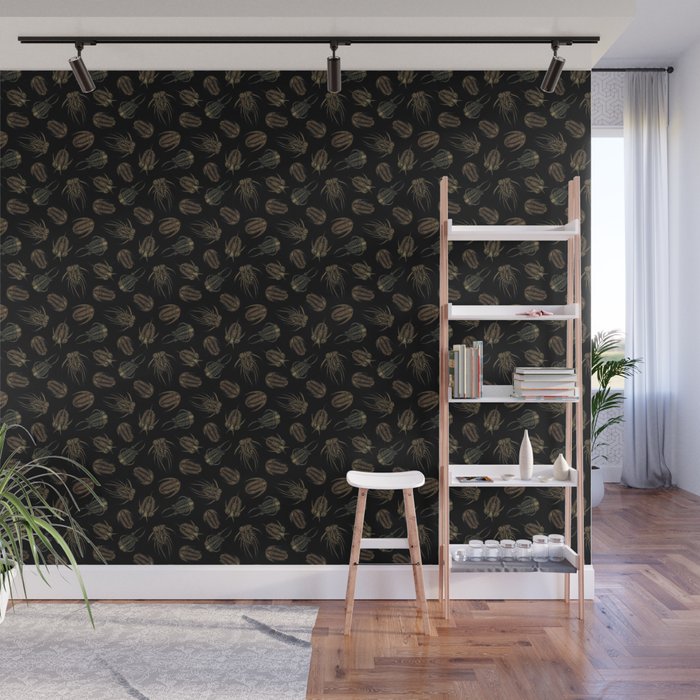 Trilobites - Marine Fossil Pattern Wall Mural Gallery Image 1