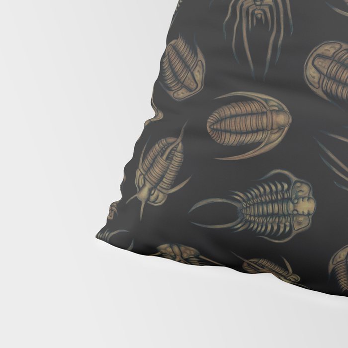 Trilobites - Marine Fossil Pattern Pillow Sham Gallery Image 4