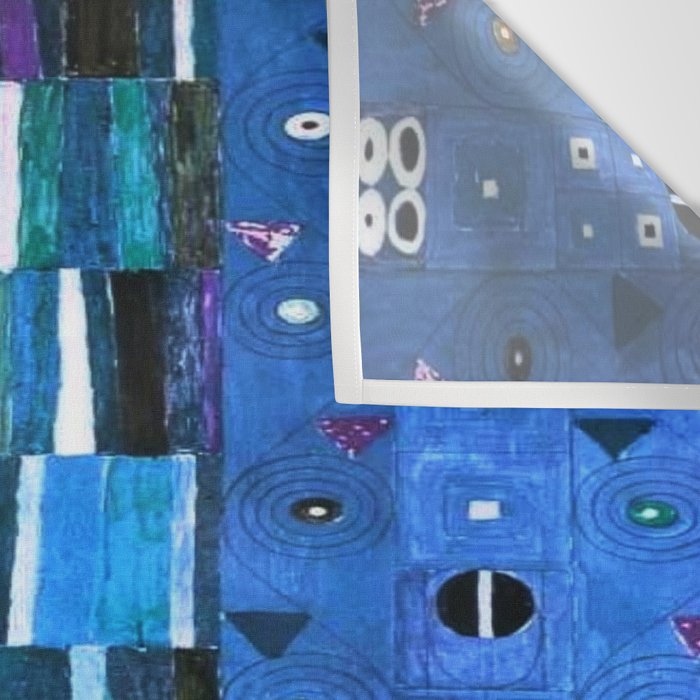 Gustav Klimt Stoclet Frieze, Blue Wall Tapestry Gallery Image 3