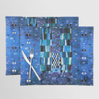 Gustav Klimt Stoclet Frieze, Blue Placemat Gallery Image 1