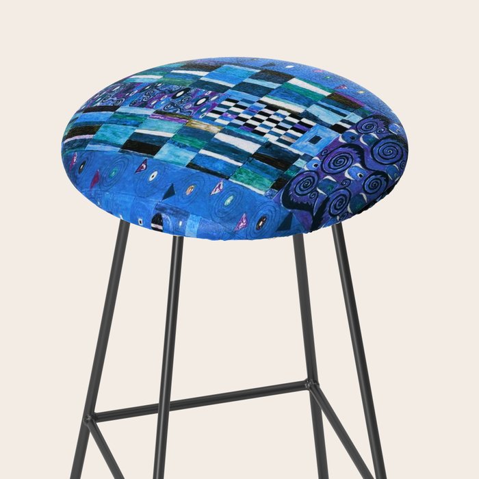 Gustav Klimt Stoclet Frieze, Blue Stool Gallery Image 2