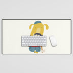 Rugged Roger - the lumberjack Desk Mat Gallery Image 1