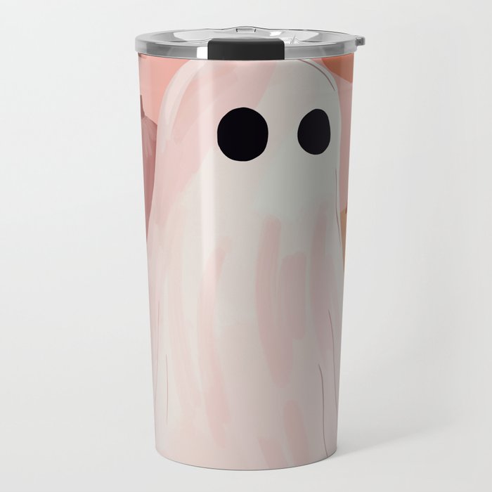 Halloween Ghost Travel Mug Gallery Image 1
