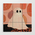 Halloween Ghost Wood Wall Art Gallery Image 1