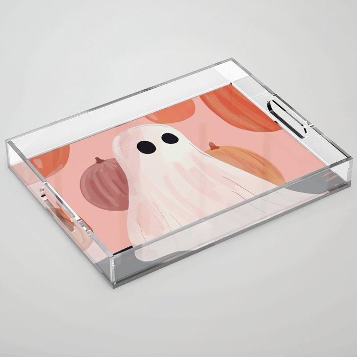 Halloween Ghost Acrylic Tray Gallery Image 1