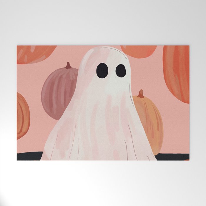 Halloween Ghost Welcome Mat Gallery Image 1