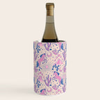 Desert Unicorn - pink and ultramarine  Wine Chiller Gallery Image 1