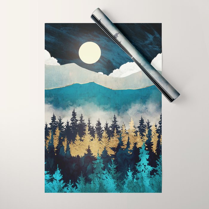 Evening Mist Wrapping Paper Gallery Image 1