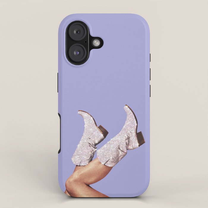 These Boots - Glitter Very Peri Periwinkle iPhone Case Gallery Image 1