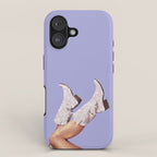 These Boots - Glitter Very Peri Periwinkle iPhone Case Gallery Image 1