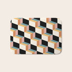 Cuboid Geometric Abstract Shapes Pattern XXXII Bath Mat Gallery Image 1