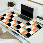 Cuboid Geometric Abstract Shapes Pattern XXXII Desk Mat Gallery Image 2