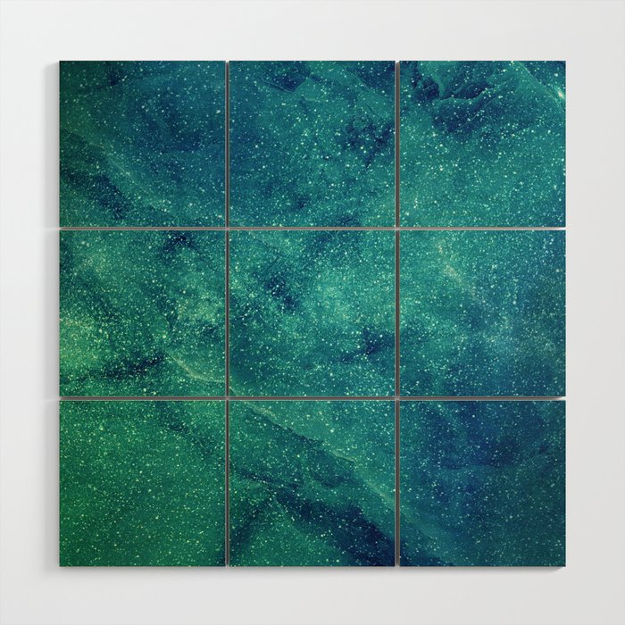 Space Marble Wood Wall Art Gallery Image 1