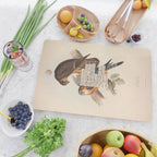 Bird Divinations: Merlin (about: almanacofbirds.org) Cutting Board Gallery Image 2