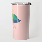 Rainbow Flamingo Travel Mug Gallery Image 2