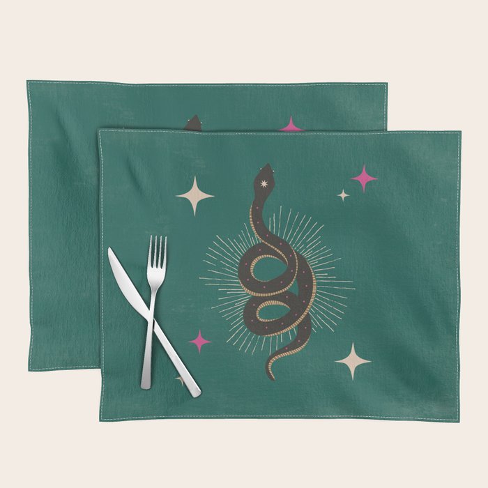 Slither - Green Placemat Gallery Image 1