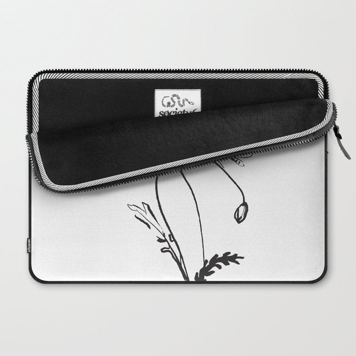 Butterfly on a little flower 5 Laptop Sleeve Gallery Image 2