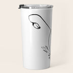 Butterfly on a little flower 5 Travel Mug Gallery Image 3