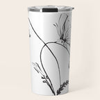 Butterfly on a little flower 5 Travel Mug Gallery Image 1