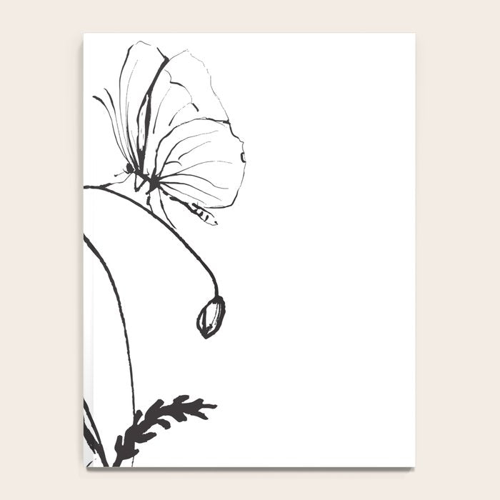 Butterfly on a little flower 5 Notebook Gallery Image 4