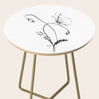 Butterfly on a little flower 5 Side Table Gallery Image 2