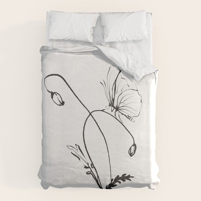 Butterfly on a little flower 5 Duvet Cover Gallery Image 6