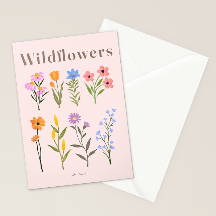 Wildflowers Stationery Card Gallery Image 2