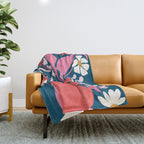 Blushing flower pot  Throw Blanket Gallery Image 1