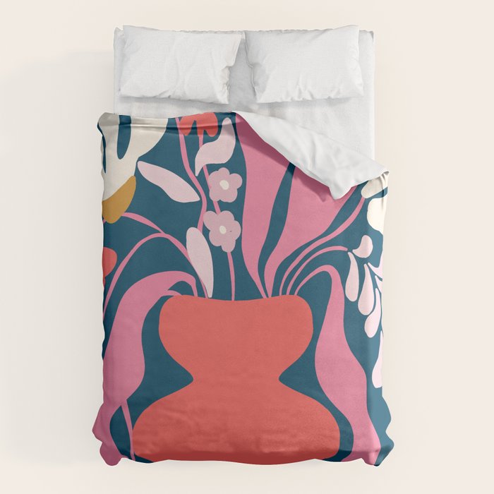 Blushing flower pot  Duvet Cover Gallery Image 1