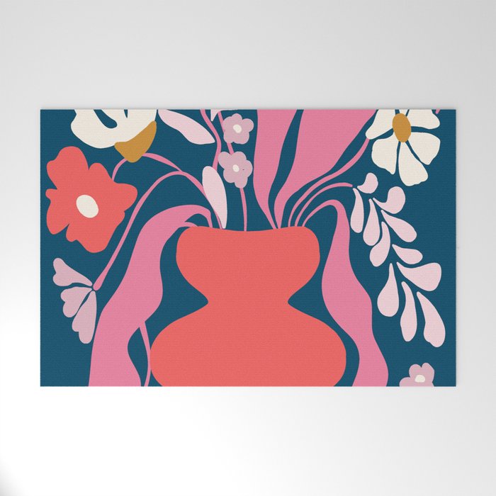 Blushing flower pot  Welcome Mat Gallery Image 1