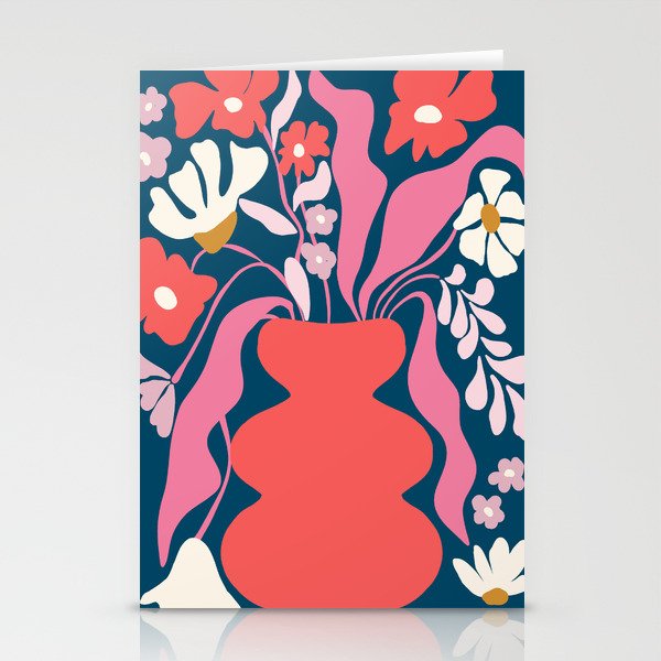 Blushing flower pot  Stationery Card Gallery Image 2