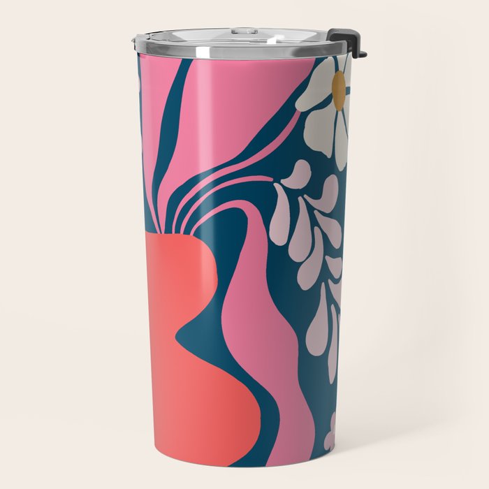 Blushing flower pot  Travel Mug Gallery Image 2