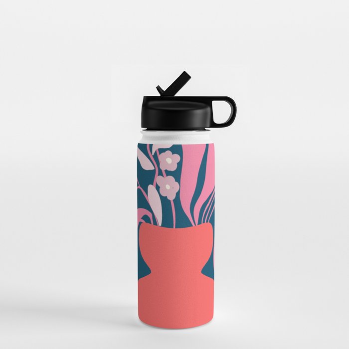 Blushing flower pot  Water Bottle Gallery Image 1