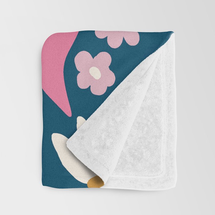 Blushing flower pot  Throw Blanket Gallery Image 3