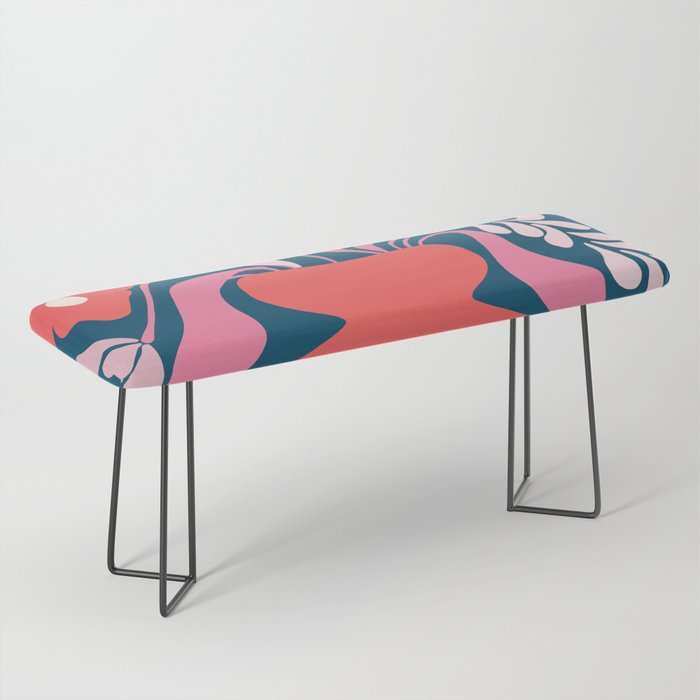 Blushing flower pot  Bench Gallery Image 1