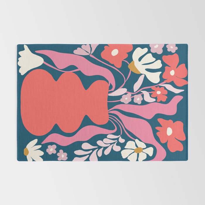 Blushing flower pot  Rug Gallery Image 2