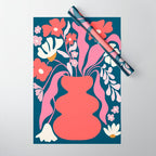 Blushing flower pot  Wrapping Paper Gallery Image 1