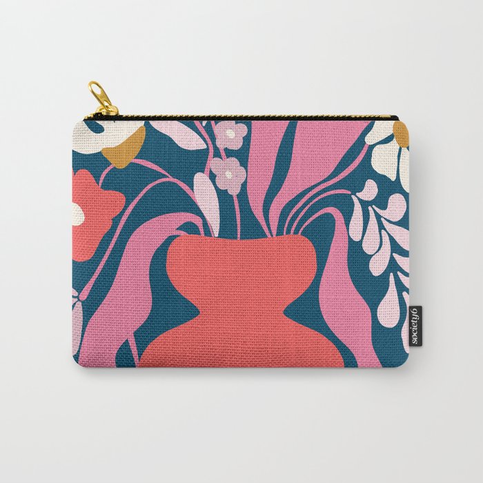 Blushing flower pot  Carry All Pouch Gallery Image 1