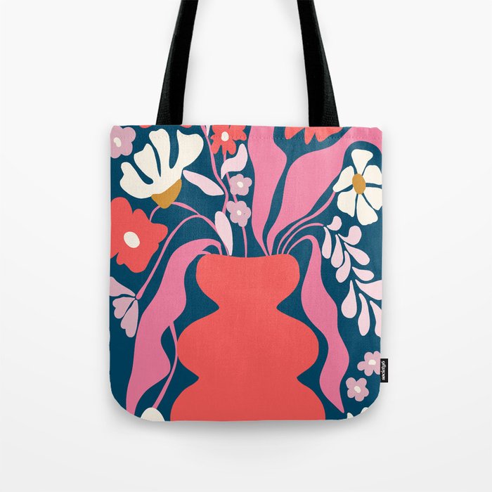 Blushing flower pot  Tote Bag Gallery Image 1
