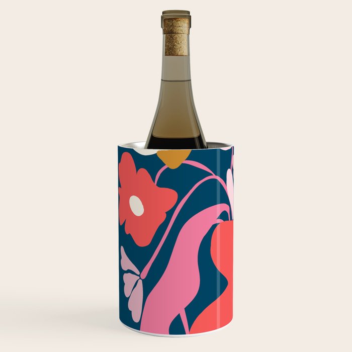 Blushing flower pot  Wine Chiller Gallery Image 2
