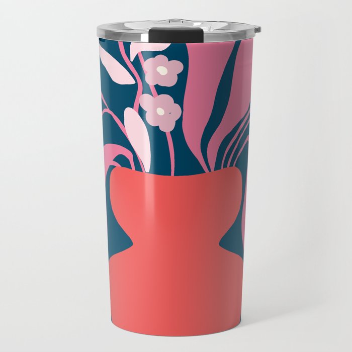Blushing flower pot  Travel Mug Gallery Image 1