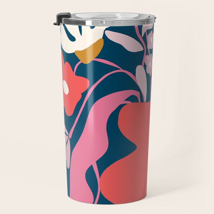 Blushing flower pot  Travel Mug Gallery Image 3