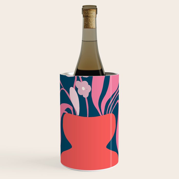 Blushing flower pot  Wine Chiller Gallery Image 1